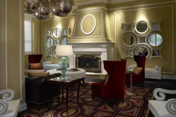A quirky, stylish room at the Kimpton Hotel Monaco