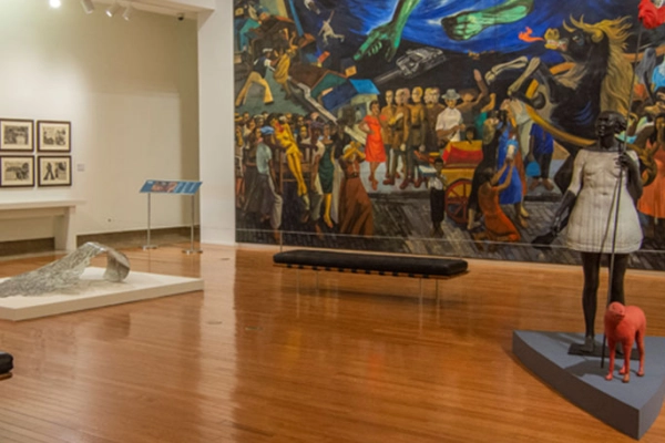 Avant-garde sculptures at the Puerto Rico Museum of Contemporary Art
