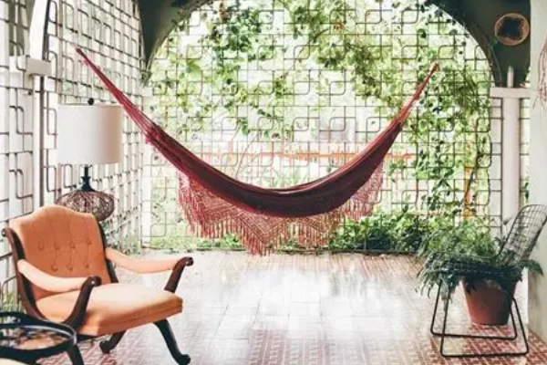 An artsy, bohemian room at The Dreamcatcher