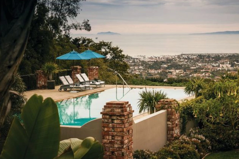 A scenic view of Santa Barbara, California