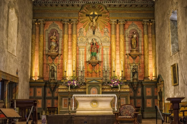 The historic Old Mission Santa Barbara