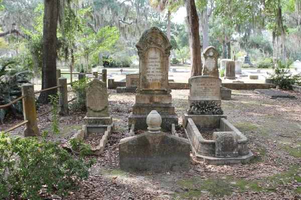 The iconic 'Bird Girl' statue in Bonaventure Cemetery