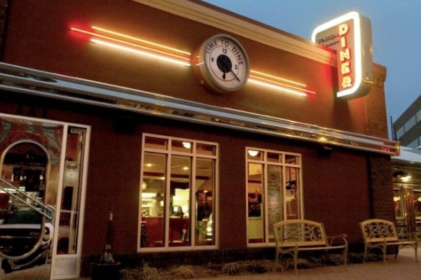 A retro-style burger from Phillips Avenue Diner