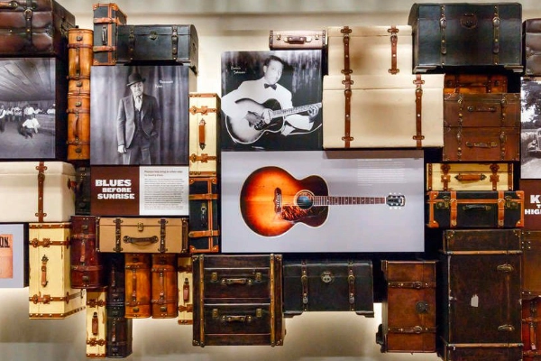 An exhibit at the National Blues Museum
