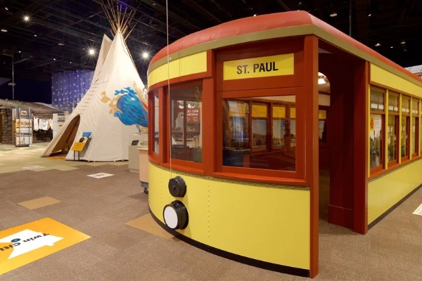 A quirky 1920s soda fountain at the Minnesota History Center