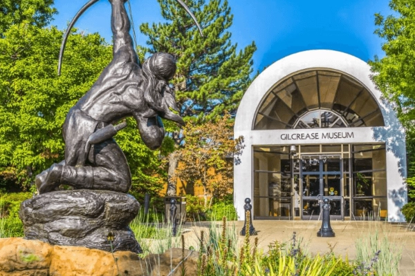 Quirky Native pottery at the Gilcrease Museum