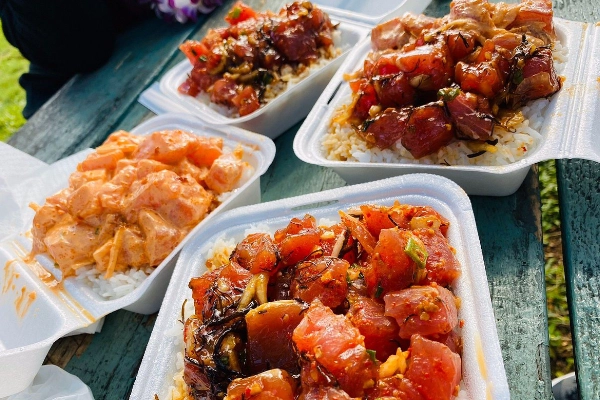 Fresh ahi poke from Ono Seafood