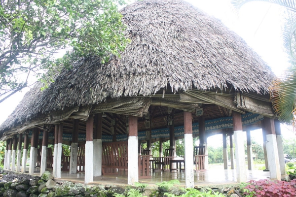 A traditional Samoan fale for lodging