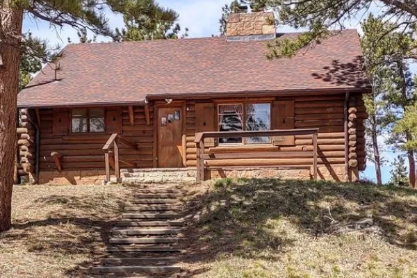 The historic 1920s ranger cabin at Castolon
