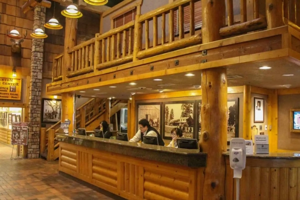 A room with a rustic vibe at the Best Western Plus Ruby’s Inn