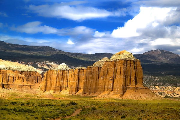 The otherworldly monoliths standing in Cathedral Valley