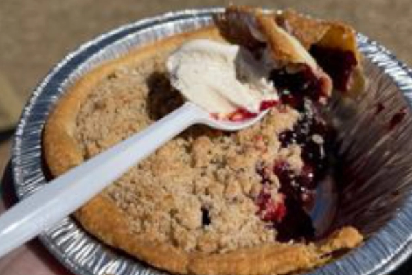 A fresh homemade pie from the historic Gifford Homestead