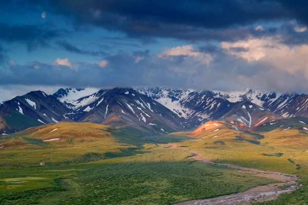 The vibrant, multi-colored rolling hills of Polychrome Pass