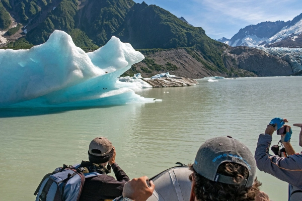 A view of the remote, glacial Walker Lake