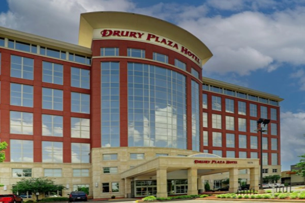 The historic and comfortable Drury Plaza Hotel at the Arch