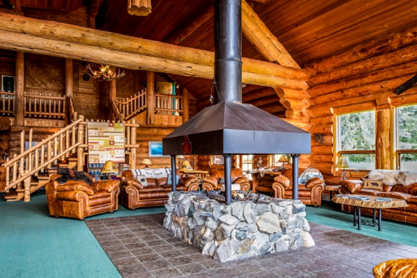 A simple and affordable room at the Bear Track Inn in Gustavus