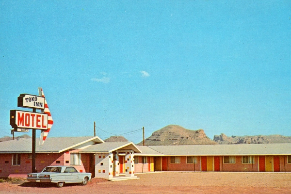 A classic roadside motel in Van Horn, Texas