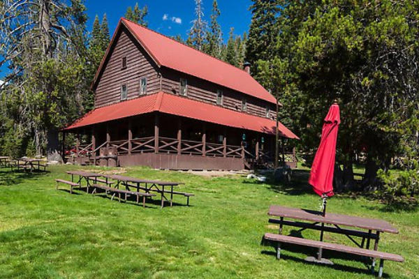 The rustic and charming Drakesbad Guest Ranch