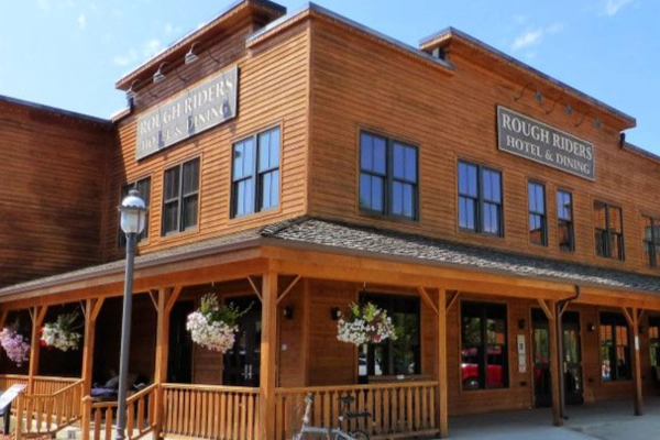 An elegant historic hotel with a vintage western feel