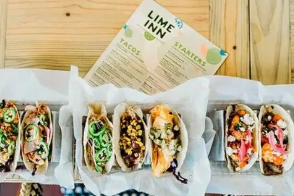A plate of delicious lobster tacos with a Caribbean twist