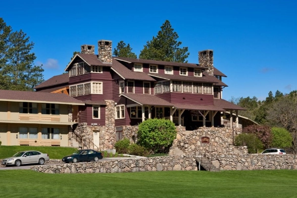 A beautiful, historic lodge nestled in the pines of Custer State Park
