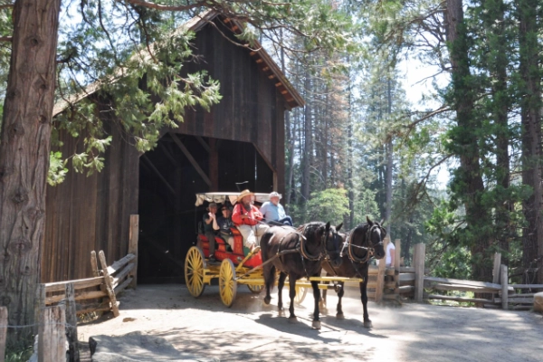 Historic log cabins and 1800s relics from the pioneer era